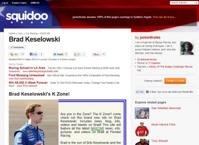 Brad Keselowski's K Zone